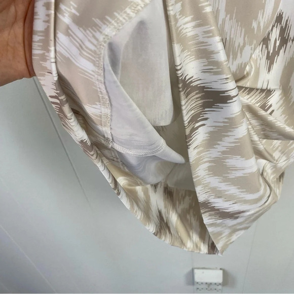 Gretchen Scott Designs Isosceles Dress in Kitt Ikat- Khaki Size XS Stretch - Picture 8 of 11